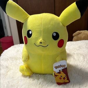 Pikachu Plush Toy - Yellow and Black Pokemon